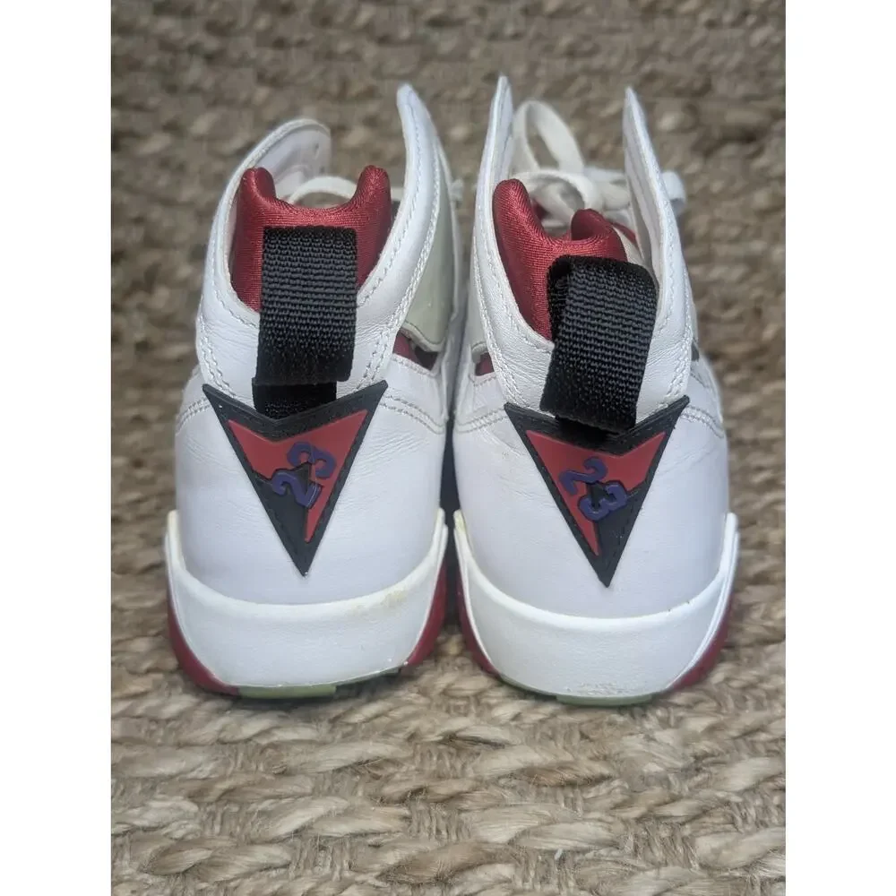 Jordan 7 Retro High Hare Boys 6Y (GS) Women's 7.5 Basketball Sneaker Shoes